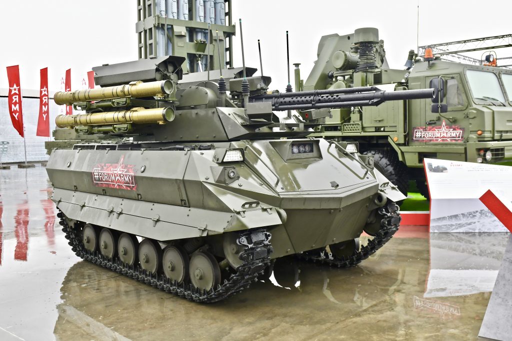 Unbemanntes Kampffahrzeug URAN9