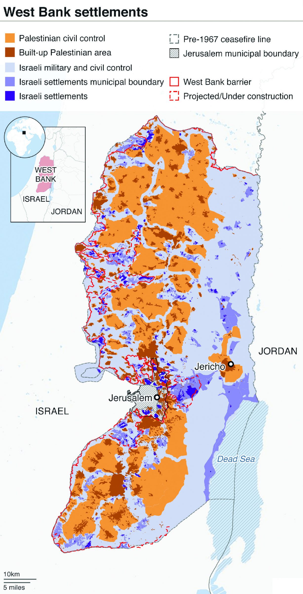 Israelische Siedlungen In Westjordanland Ende 2019 - ESUT - Europäische ...