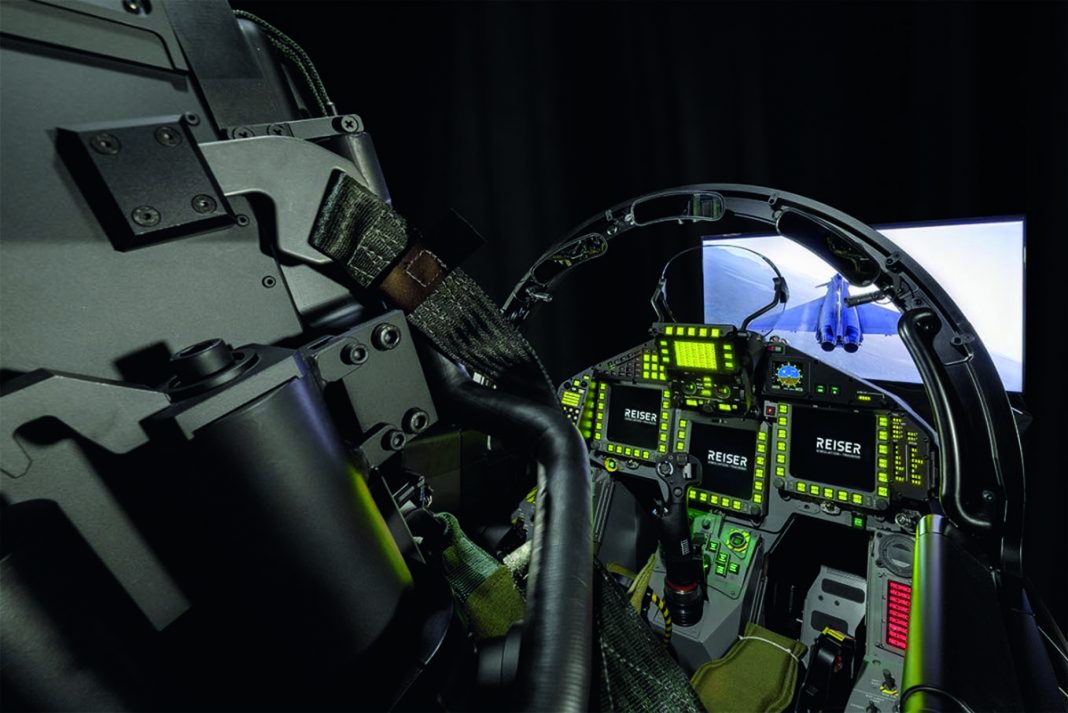 Eurofighter-Simulator des Jagdgeschwaders 73 in Laage