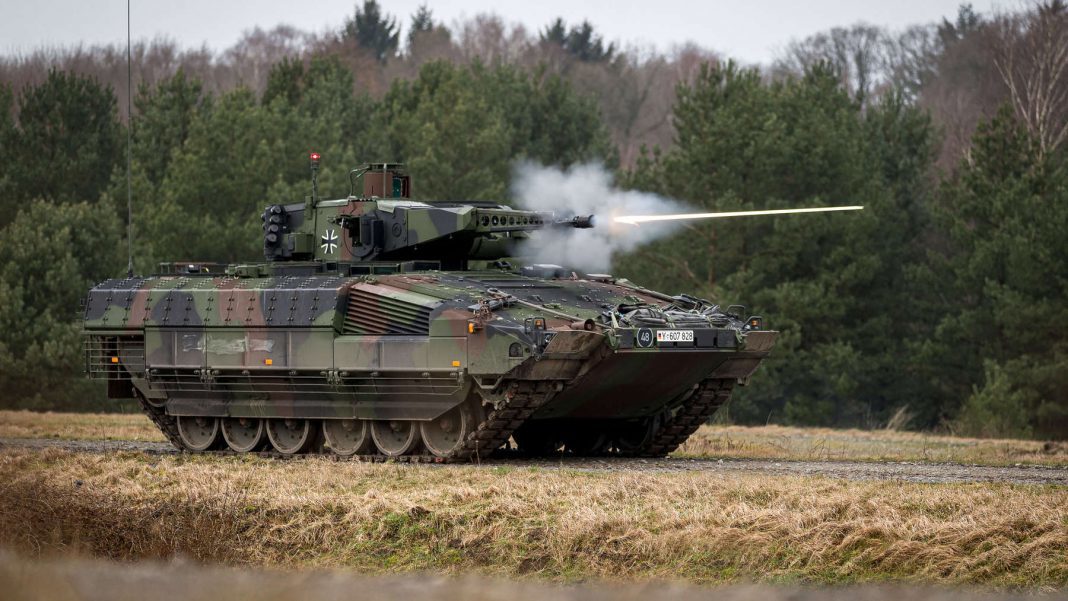 Sinewi Oppervlakte Ambient Optimierter Schützenpanzer Puma bereit für VJTF 2023
