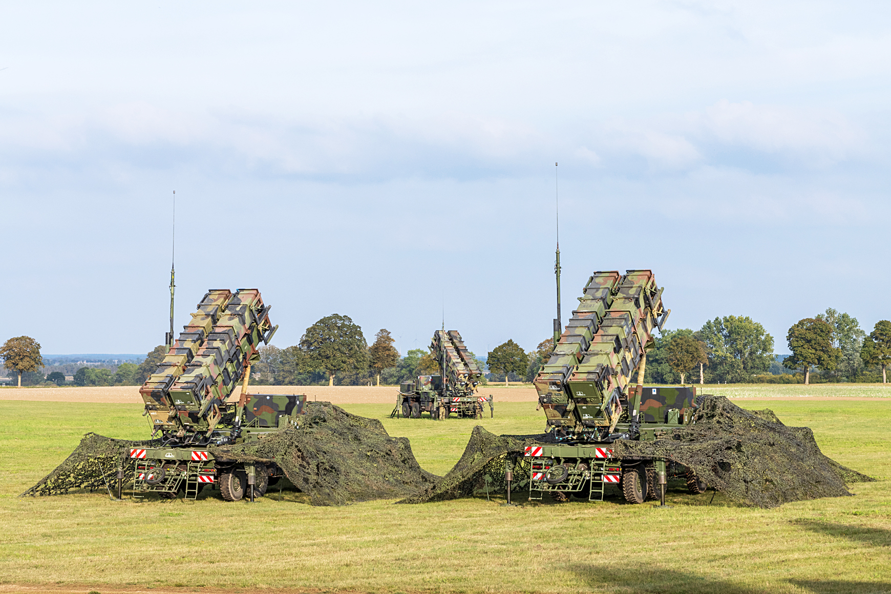 Weitere vier Feuereinheiten Patriot für die Luftverteidigung