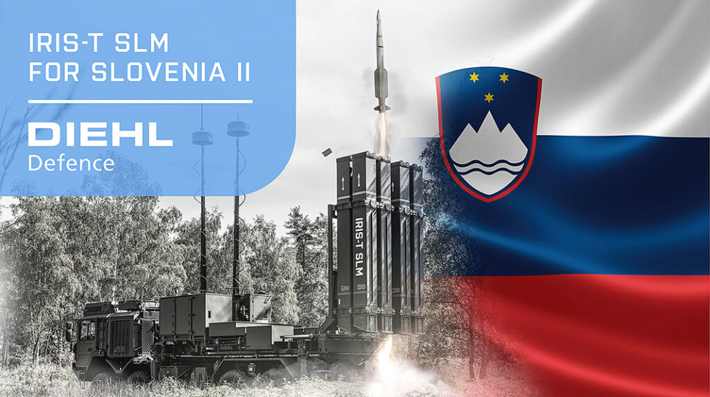 Aus dem senkrechten Werfer mit bis zu acht IRIS-T-Raketen kann das Luftverteidigungssystem in alle Richtungen wirken. (Foto: Diehl Defence)