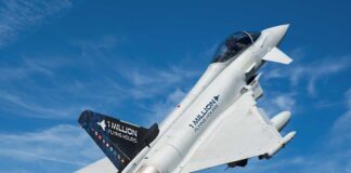 Die Eurofighter-Flotte hat mit über 600 Flugzeugen in zehn Ländern hat mehr als eine Million Flugstunden erreicht. (Foto: Eurofighter)